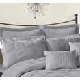 thumbnail image 2 of Unique Home 8 Piece LUCILLA Patchwork Clearance Comforter Set- Queen Size Gray Color, 2 of 5