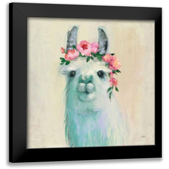 Purinton, Julia 12x12 Black Modern Framed Museum Art Print Titled - Festival Girl III