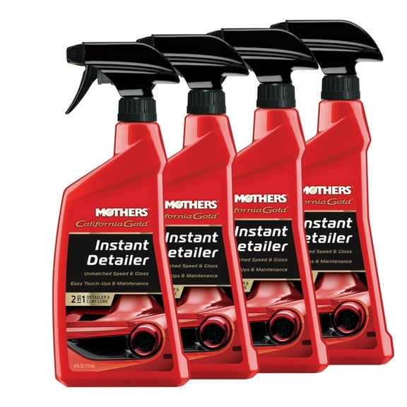 Mothers Instant Detailer Spray Exterior Car Detailer, 24 oz. (4-Pack)