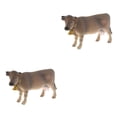 thumbnail image 4 of Vogacara de acción modelo animal estático juguete para niños y adultos marrón suizo 2piezas marrón suizo, 4 of 6