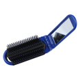 thumbnail image 1 of Travel Comb Mirror Folding Hair Abs Dual-Use Compact Brush Professional Dual-Use Compact Hairdressing Massage Mini Beauty Tools Car Dark Blue, 1 of 9