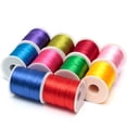 thumbnail image 4 of Firefly Hope 1.5mm Nylon Satin Cord Braided Beading Thread, Rattail Macrame String for Chinese Knotting, Bracelets, Necklaces & DIY Jewelry Making, A, 4 of 5