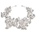 thumbnail image 1 of Needzo - Enredadera floral para el pelo de primera comunión, accesorio con diamantes de imitación en tono plateado para bodas, niñas de flores y bailes de graduación, diadema nupcial, talla única, 1 of 5