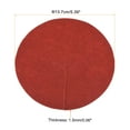 thumbnail image 2 of Uxcell 5.39" Round Nonwoven Tree Mulch Ring Mat Cover Plant, Red 6 Pack, 2 of 5