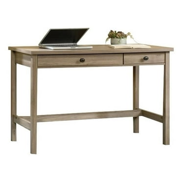 Scranton & Co 2-Drawer Farmhouse Engineered Wood Writing Desk in Salt Oak