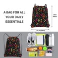thumbnail image 2 of Gaeub Music Notes Gym Bag Sackpack Sports,Drawstring Backpack Sports Bag for Women Men Large Size, 2 of 6