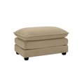 thumbnail image 2 of Ottoman Footstool in Tan Corduroy Fabric, Compatible with 2, 3, and 4-Seater Sofas – Stylish Retro Footrest for Living Room Comfort, 2 of 8