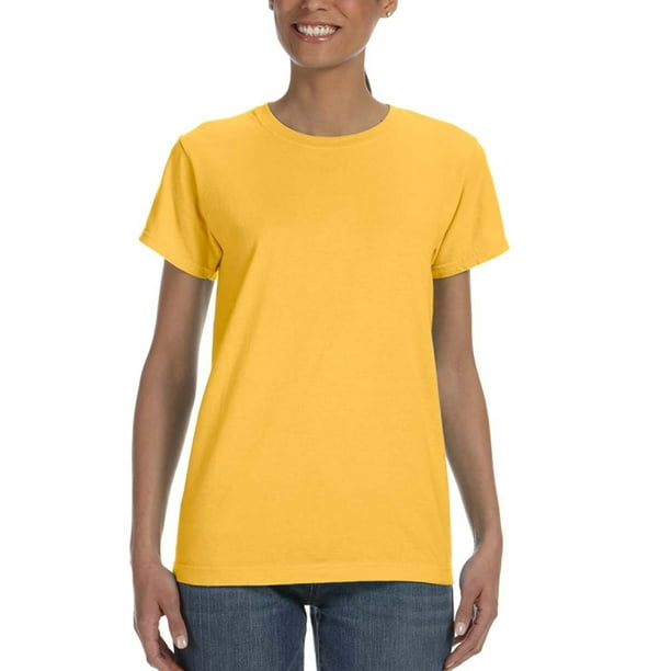 COMFORT COLORS - Comfort Colors Women's Ringspun Garment-Dyed T-Shirt ...