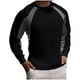 thumbnail image 2 of pstuiky camisa de manga larga para hombre, Camiseta de ejercicio Splice Colorr para hombre, ajustada, de alta resiliencia, con cuello redondo y manga larga Tops casuales para hombres xl, 2 of 5