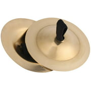 Belly Dance Finger Cymbal, Brass Zills Musical Instrument Dancing Accessory One Pair for Single Hand Operation Only