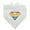 White, variant on Superman Rainbow Shield Logo Dog Pet Bandana