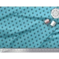 thumbnail image 2 of Soimoi Blue Cotton Duck Fabric Fleur_de_lis Damask Print Sewing Fabric Yard 42 Inch Wide, 2 of 3