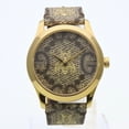 thumbnail image 3 of Pre-Owned Gucci G-Timeless Bee 126.4 SS Gold Beige Brown GG Supreme Watch for Women and Men, 3 of 21