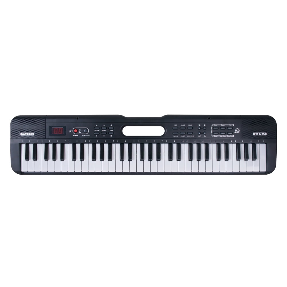 61 Keys Electronic Keyboard Electronic Portable 61 Keys Digital Music Electronic Keyboard Kids Multifunctional Electric Piano for Piano Student Musical Instrument