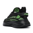 thumbnail image 5 of Men's Lace‑Up Knit Mesh Athletic Running Sneakers, Speckled Pattern Upper Footwear with Curved Thick Midsole for Daily Jogging and Casual Sports Activities, 5 of 8