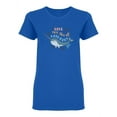 thumbnail image 1 of More Than All Narwhals Shaped T-Shirt Women -Image by Shutterstock, Female Large, 1 of 2