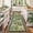 Green, variant on MJIAexp 2'x8' Jute Animal Dog Floral Kitchen Runner Rug,Woven Texture Machine Washable Runner Rug Non-Slip Rubberback Hallway Runner Laundry Rug Throw Carpet for Living Room Bedroom Dining Room Entry