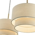 thumbnail image 3 of Livex Lighting - Bellingham - 3 Light Large Linear Chandelier In Mid-Century, 3 of 15