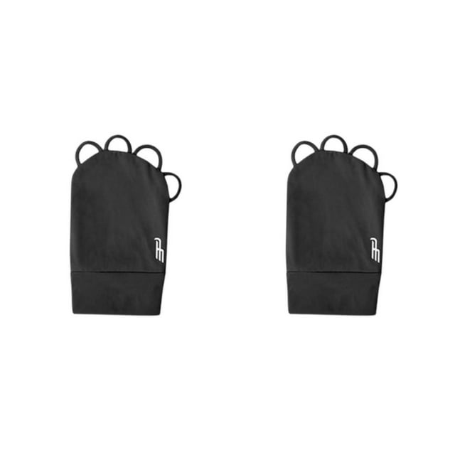 Wweixi Golf Sunscreen Finger Glove Ice Silk Portable Elastic ightweight Material Right Black M 2Set