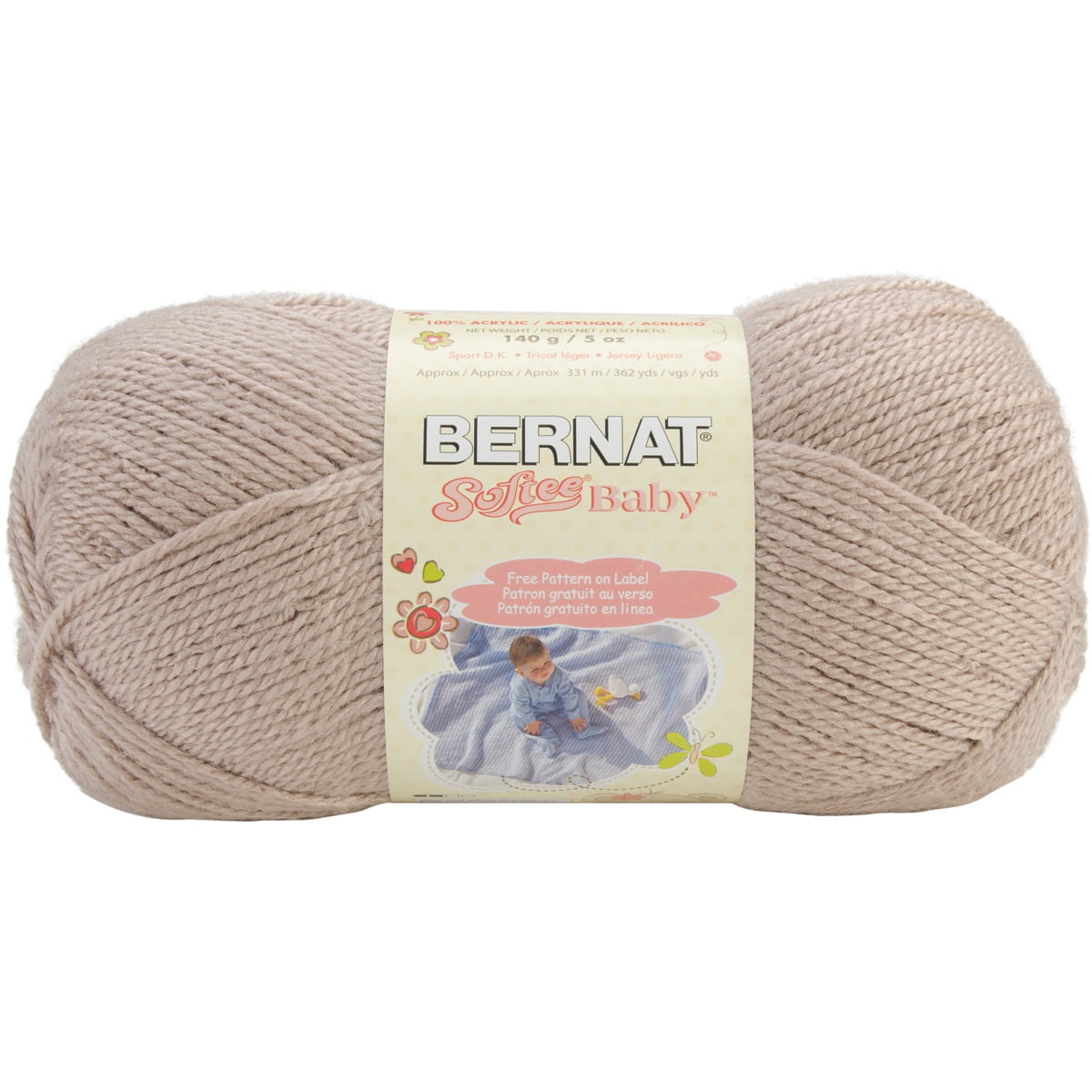 Bernat Softee Baby Mint Yarn 3 Pack Of 141g/5oz Acrylic 3 Dk (light) - 362  Yards Knitting/crochet : Target