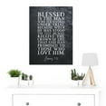thumbnail image 2 of James 1:12 Perservere Stood The Test Receive The Crown Of Life Christian Bible Verse Quote Scripture Typography Large Wall Art Poster Print Thick Paper 18X24 Inch, 2 of 5