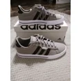 thumbnail image 1 of Adi-das Daily 3.0 Men's Sz 9.5 Sneakers Grey Black Stripe Shoes FW3270, 1 of 6