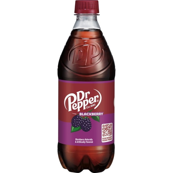 Dr Pepper Blackberry Soda Bottle 20 fl oz - Pack of 1