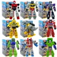 thumbnail image 4 of Transformers One - Bloques de construcción, Blokees, Optimus Prime, Bumblebee, Megatron, juguete de acción, figuras, colecciones para niños, regalo, 4 of 6