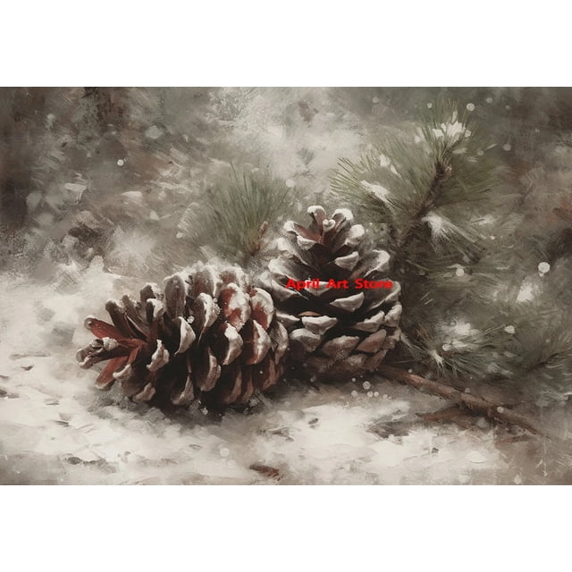 Pósteres artísticos de pared de Papá Noel, pintura en lienzo, Vintage, vacaciones, Navidad, pino, árbol, muñeco de nieve, invierno, habitación, decoración del hogar, regalo