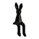 thumbnail image 1 of Escultura decorativa de conejo para sala de estar, dormitorio y escritorio. Negro, 1 of 9