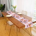 thumbnail image 2 of Yayeee Table Runner 70 inches Long Home Kitchen Dinning Party Decoration, Pink Halloween Ghosts, 2 of 7