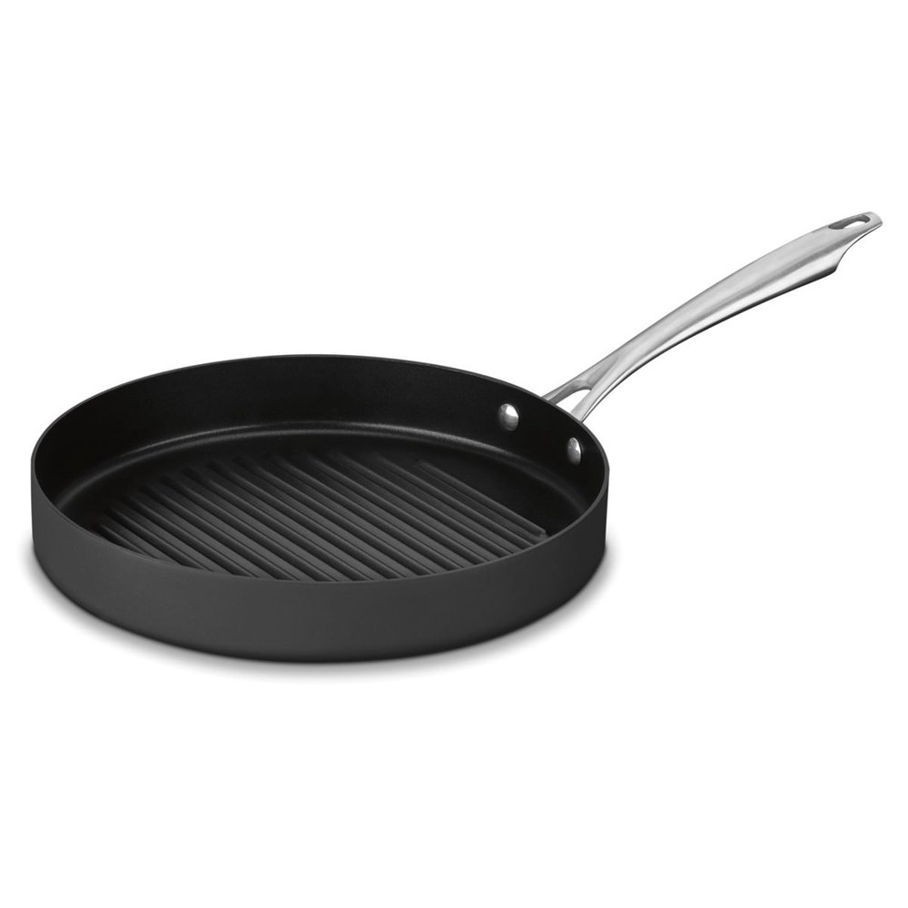 Cuisinart DishwasherSafe NonStick Hard Anodized 11" Round Grill Pan