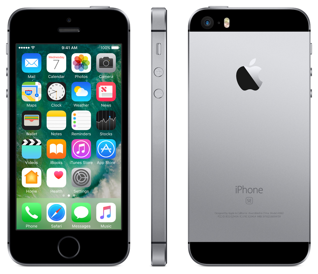 Straight Talk Apple iPhone SE, 32GB, Space Gray - Prepaid Smartphone - image 3 of 4