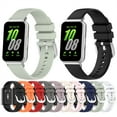 thumbnail image 2 of SM-R390 Silicone Strap, Replacement Sports Watch Band for FIT 3, Fashionable Unisex Smooth Steel Buckle Strap, 2 of 8