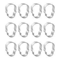 Mini Skull Dozen Cookie Cutters 1.75 inches/each H1012-W12 - The Cookie Cutter Shop - Tin Plate Steel