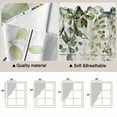 thumbnail image 5 of Green Swag Valances for Windows, Kitchen Window Curtains Over Sink, Eucalyptus Leaves Window Treatment Curtains for Living Room/Bedroom Curtains 2 Panel Sets 36"x45", 5 of 8