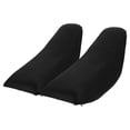 thumbnail image 1 of OULII 2Pcs Wide Atv Saddle Seat Cover Black for Motorcycle Rear Seat Cushion Durable and Comfortable Riding, 1 of 8