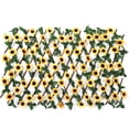 thumbnail image 2 of EIMELI Artificial Leaf Fence Expandable Faux Leaf Privacy Fence Realistic Leaf Screen Hedge Grass Decorative Backdrop for Garden Patio Yard Balcony Home Decoration, 2 of 10