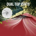 thumbnail image 6 of CROWN SHADES 10x10 Pop Up Canopy Tent - Patented Center Lock One Push Instant Outdoor Canopy Beach Tent with STO-N-Go Bag 8 Stakes & 4 Sand Bags，Red, 6 of 15