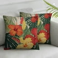 thumbnail image 2 of COMIO  Plant Pillowcase Leaf Floral Foliage Palm Tropical Jungle Nature Palm Exotic Botanical Throw Pillow Cover Cushion Decorative for Living Room Outdoor 2pc, 2 of 6