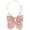 Pink, variant on INSPIRE CHIC Women's Polka Dots Pre-tied Adjustable Straps Bow Ties for Uniform Casual Pink