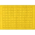 thumbnail image 1 of Ahgly Company Indoor Rectangle Solid Yellow Modern Area Rugs, 6' x 9', 1 of 4