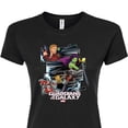 thumbnail image 3 of Marvel Guardians of the Galaxy - Panels - Juniors Fitted Graphic T-Shirt, 3 of 5