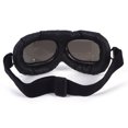 thumbnail image 4 of SAYFUT Ski Goggles Vintage Motorcycle Scooter Open Face Visor UV Goggles Biker Pilot Outdoor Ski Goggles with Adjustable Straps, 4 of 4