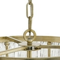 thumbnail image 4 of Progress Lighting Chevall 3-Light Gilded Silver Pendant with Artisanal Glass, 4 of 11