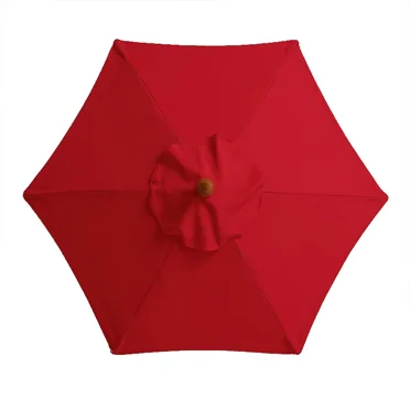 6 Bones Parasol Umbrella Surface Without Stand 2m Parasol Replaceable Cloth UV Protection Detachable for Outdoor Beach Garden