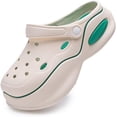 thumbnail image 4 of Women Adult Clogs Slip-on Cushion Platform Garden Shoes Non-slip Fashion Outdoor Beach Shoes, 4 of 14