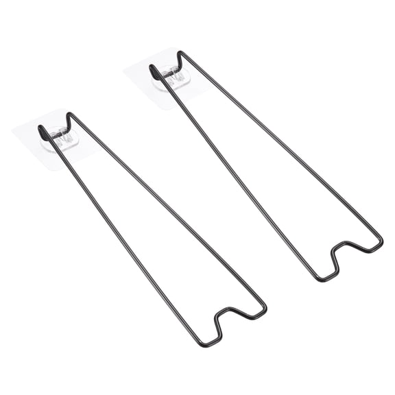 Uxcell 9.1" Adhesive Easel Back, 2 Pcs Metal Picture Frame Back Stand Photo Frame Easel Back Support for Crafts Art Frames Supplies Paintings Display, Black