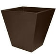 thumbnail image 2 of Tusco Products Cosmopolitan Collection Square Planter,  Black - 18" x 18" x 18", 2 of 3