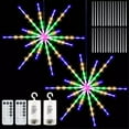 thumbnail image 1 of LED Hanging Starburst Lamp DIY Fairy Flowing Turning Lights Christmas Decor, 1 of 7